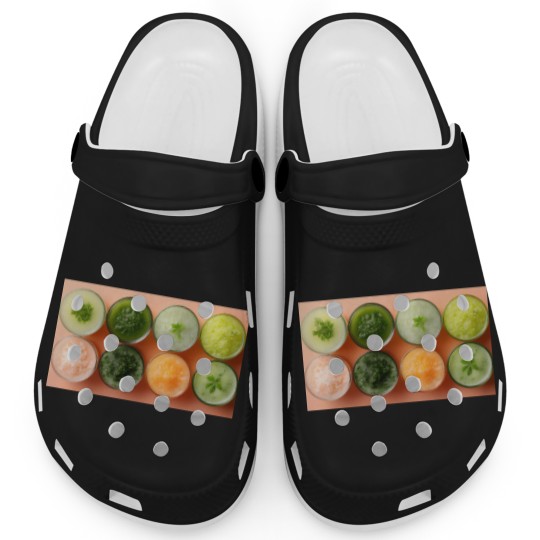 Discover 1063 Citrus Symphony Smoothies Clogs