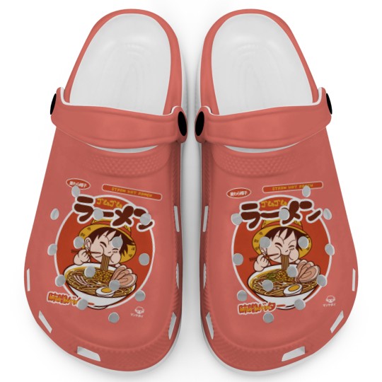 Discover Luffy chibi eating Ramen Clogs