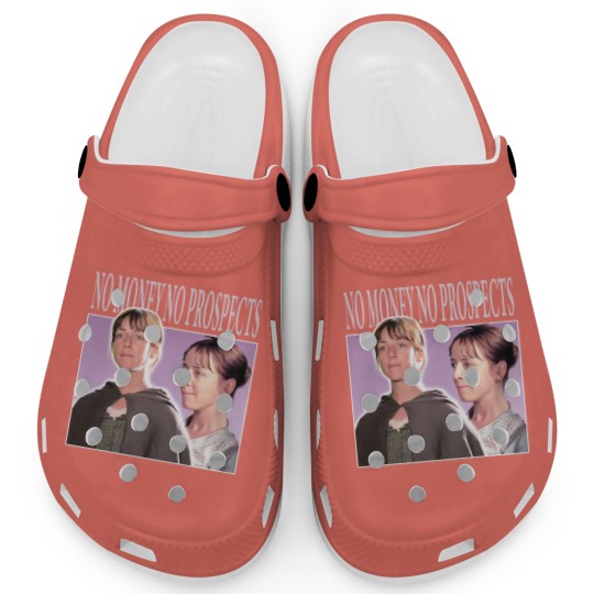 Discover No Money No Prospects Clogs, Pride and Prejudice Clogs, Charlotte Lucas Clogs