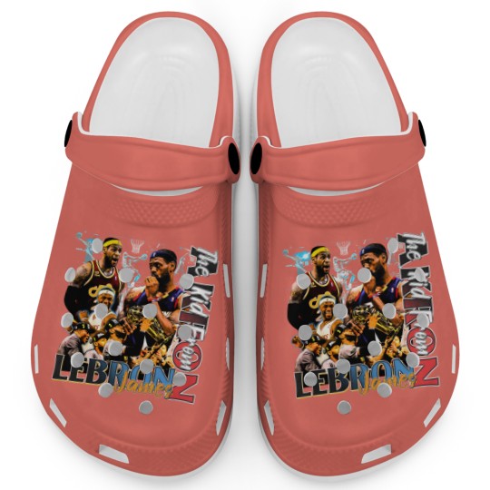 Discover Vintage Lebron James 90s Basketball Bootleg Style Clogs, Lebron James Clogs