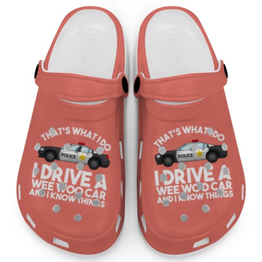 Discover Funny Police Officer Gift For Cop Law Enforcement Men Women Clogs