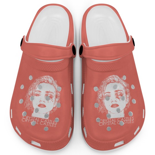 Discover Crystal Castles - Madonna Bruised Unisex Clogs Full Size S to 5XL