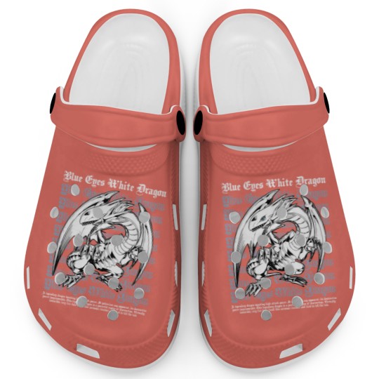 Discover Blue Eyes White Dragon Yugioh Duel Monsters Anime Clogs