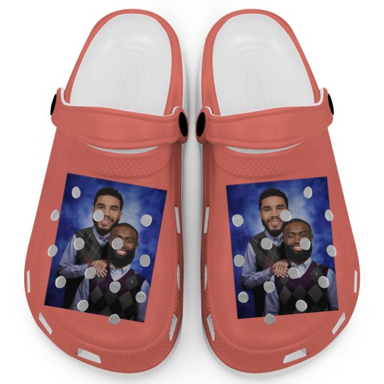 Discover Jayson Tatum and Jaylen Brown "Step Brothers" Portrait Clogs