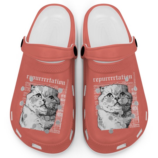 Discover Vintage Reputation Cat Clogs, Reputation Karma Clogs