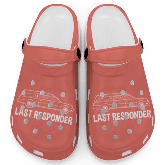 Discover last responder mortuary science student mortician gift Clogs