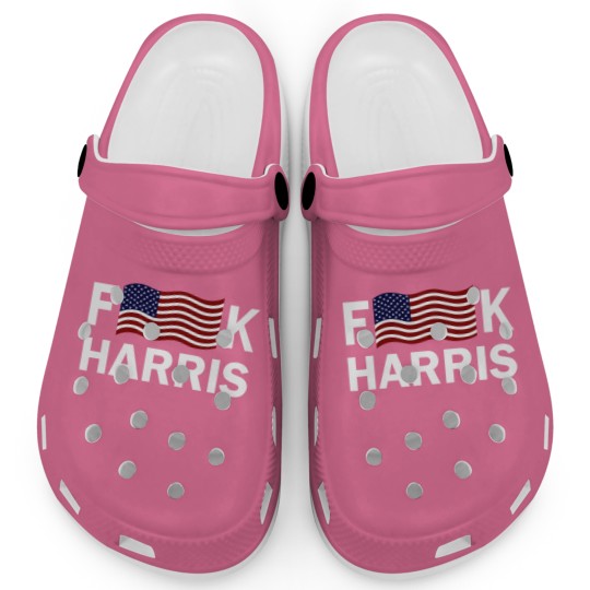 Discover F Kamala Harris Conservative Republican FKH Political Humor Unisex Clogs