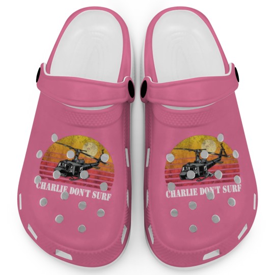Discover Charlie Don't Surf Funny Clogs