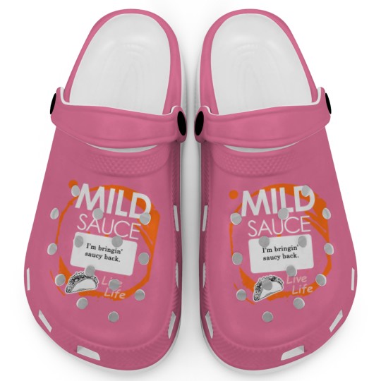 Discover Mild Taco Sauce Clogs - Fun Halloween Costume Footwear