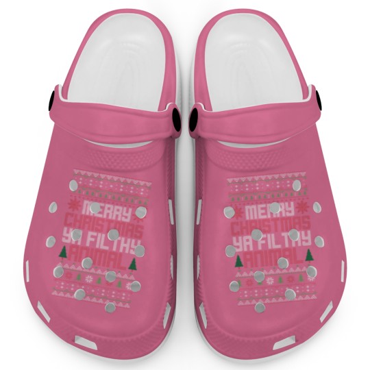 Discover Urban Attitude Christmas Merry Xmas Ya Filthy Animal Meme Clogs