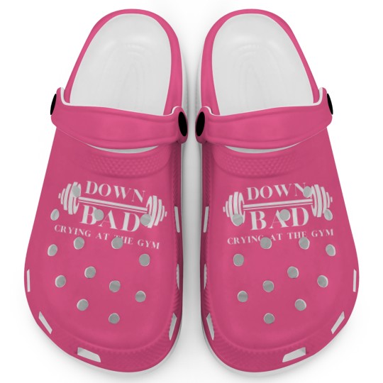 Discover Down Bad Clogs Crying At the Gym Clogs