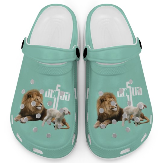 Discover Jesus is Lion and Lamb Clogs