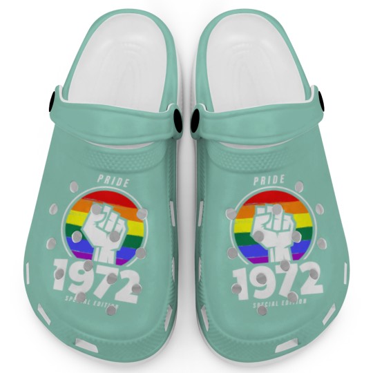 Discover 1972 Birthday Gay Pride LGBT Clogs