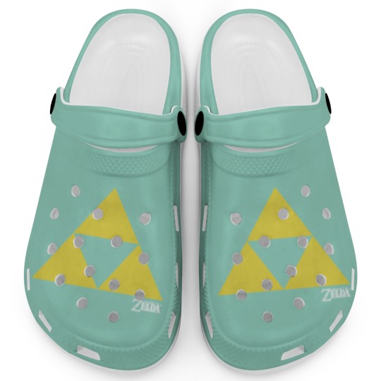 Discover Nintendo Legend Of Zelda Classic Iconic Triforce Clogs