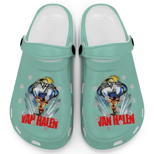 Discover Vintage van 5150 86 tour paper thin Clogs