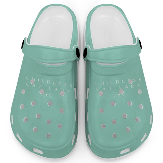Discover Childless Cat Lady Clogs 2024 Election Political Clogs
