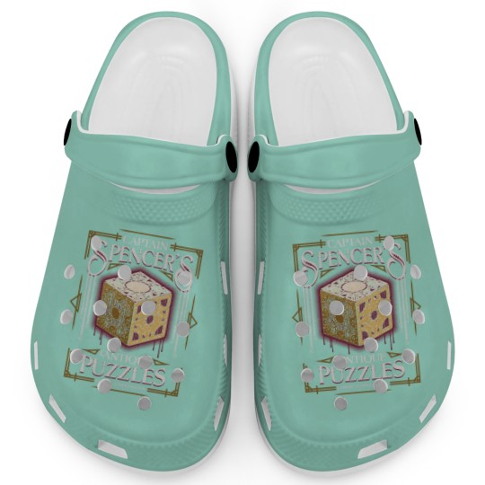 Discover Captain Spencer's Antique Puzzles - Vintage Horror - Hellraiser Clogs