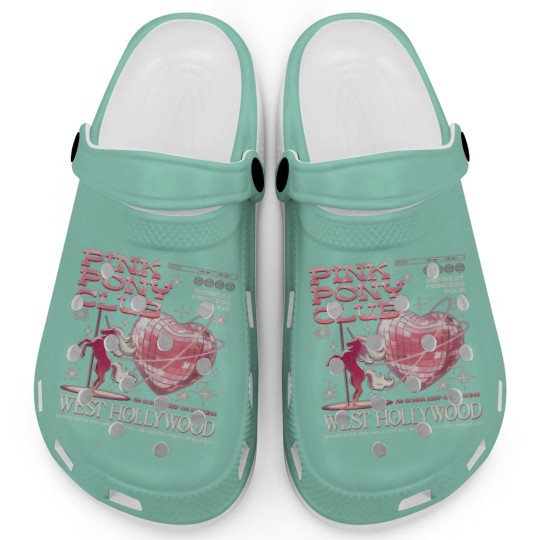Discover Chappell Roan Pink Pony Club Clogs - Midwest Princess Design