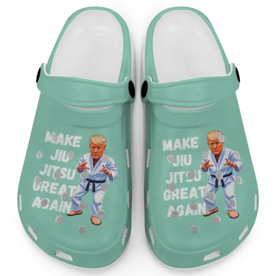 Discover make jiujitsu great again bjj Clogs