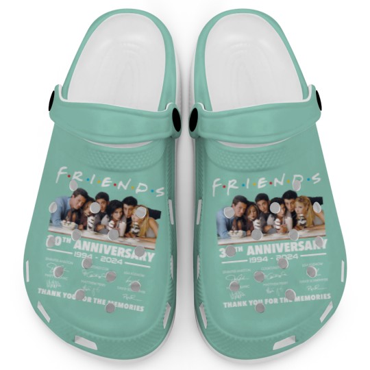 Discover Friends 30th Anniversary 1994 - 2024 Thank You Clogs