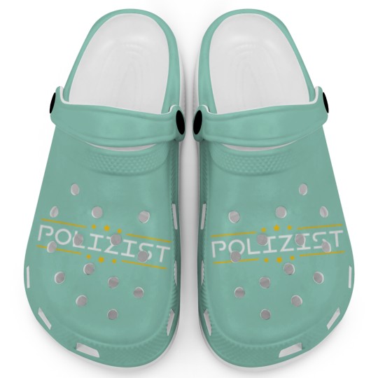 Discover Police Cop Policewoman Dog Radar Control Officer H Clogs