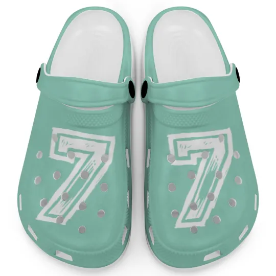 Discover 7 number jersey Clogs