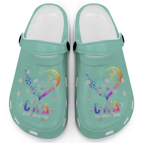 Discover CNA It's A Work Of Heart Butterflies Heartbeat Cad Clogs