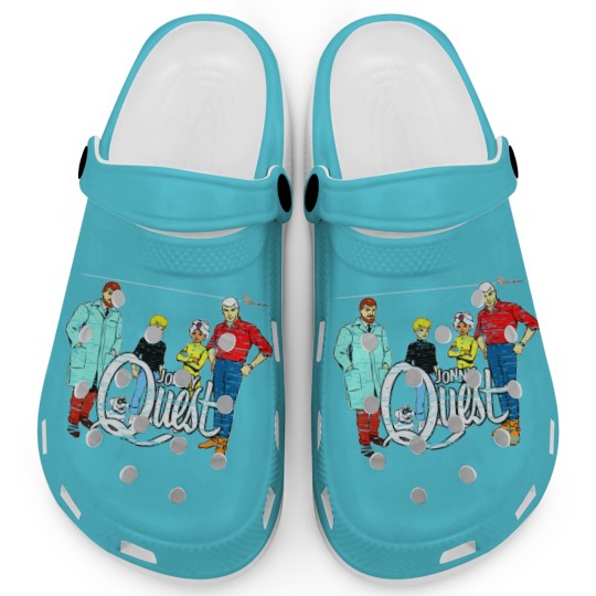 Discover Jonny Quest - weathered board distressed - Jonny Quest - Clogs