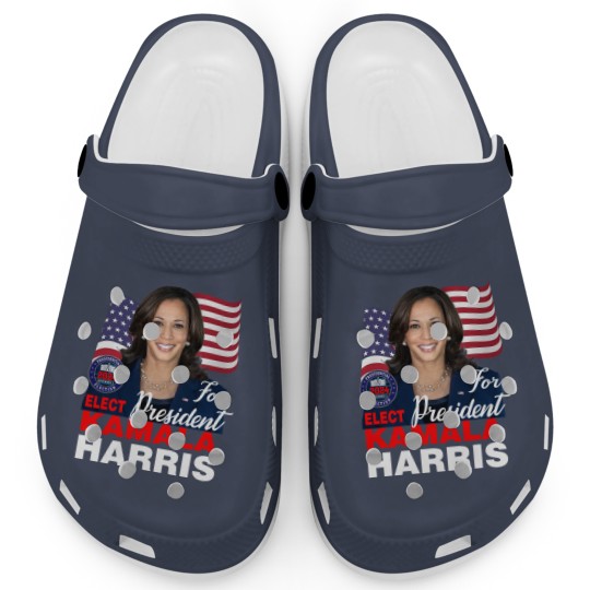 Discover KAMALA HARRIS FOR PRESIDENT Clogs