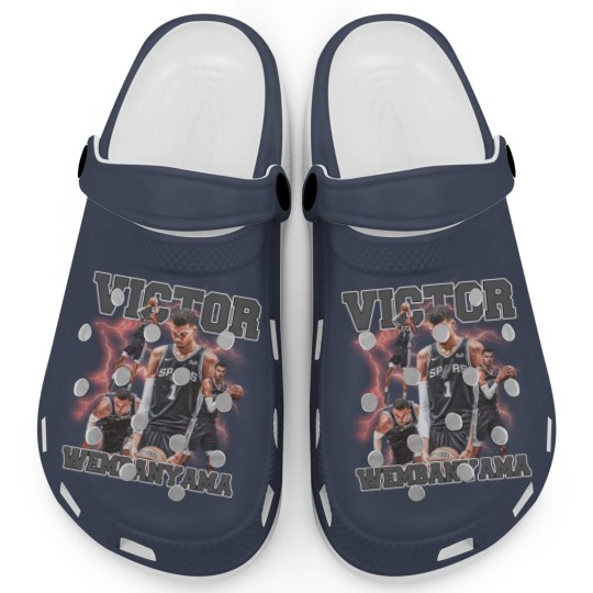 Discover Victor Wembanyama Unisex Clogs, Victor Wembanyama Graphic