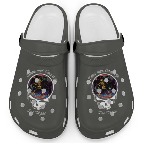 Discover Dead and Company Sphere and Loathing Las Vegas Clogs