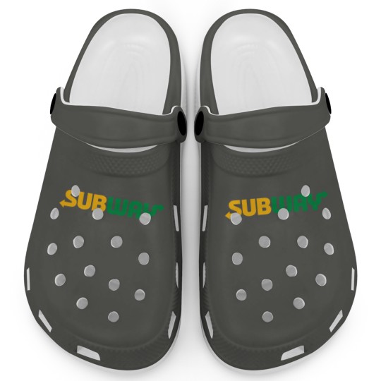 Discover Subway Logo Clogs