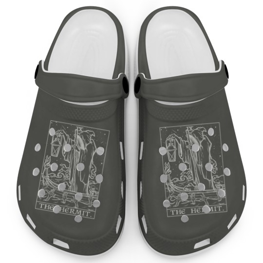 Discover Gothic Hermit Tarot Card Halloween Clogs