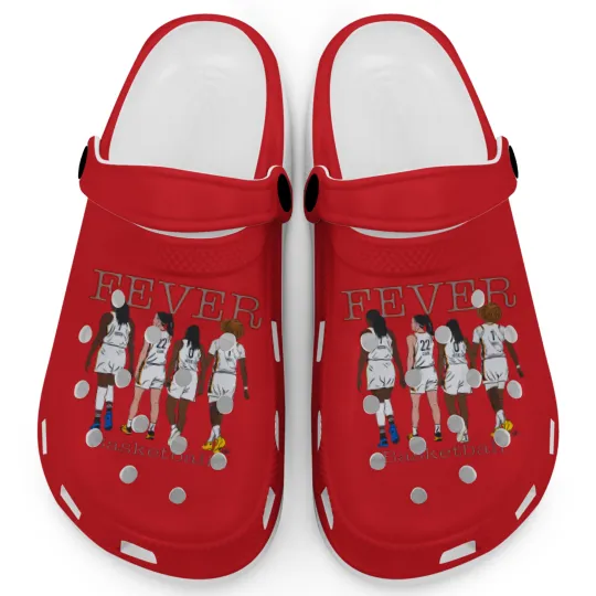 Discover Indiana Fever Basketball Team Clogs Clogs