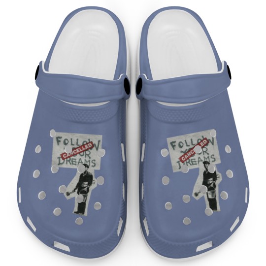 Discover Follow your dreams Bansky Clogs