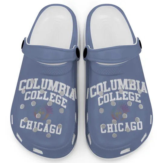 Discover Columbia College Chicago CCC Logo Clogs