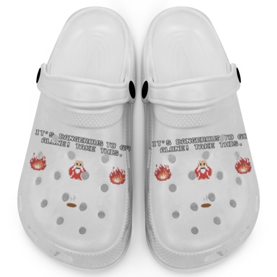 Discover Zelda Old Man Coffee Clogs
