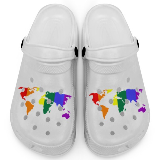 Discover Pride LGBT Gay Pride Clogs