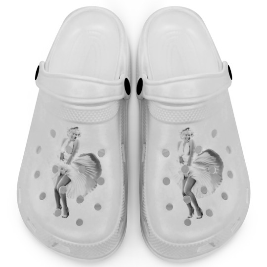 Discover Marilyn Monroe Classic Dress Pose Clogs