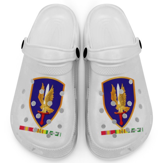 Discover Army 1st Aviation Brigade Vietnam w SVC wo Txt Clogs