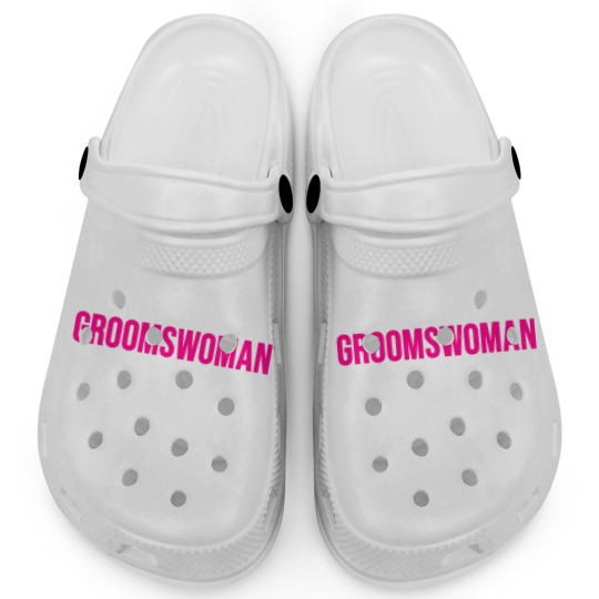 Discover It's A Groomswoman Thing Funny Meme Clogs