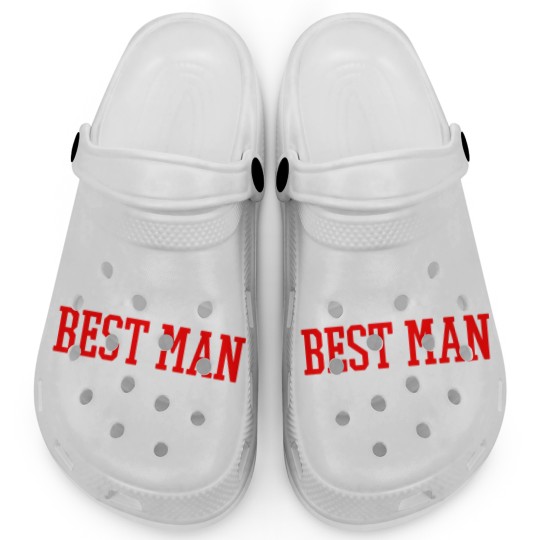 Discover Best Man Wedding Clogs