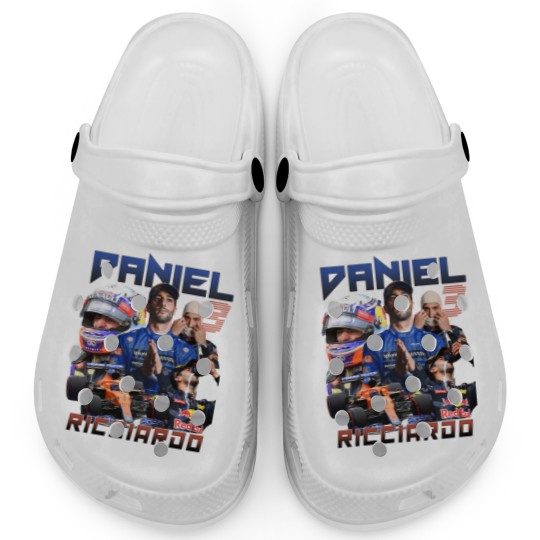 Discover Daniel Ricciardo McLaren Racing 90s Vintage Bootleg Unisex Rap Clogs