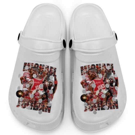 Discover Michael Jordan Modern Bootleg Vintage Clogs