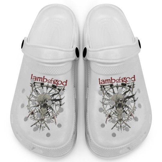 Discover Comfort Colors Lamb of God Clogs, Oversized Clogs, Classic Rock,