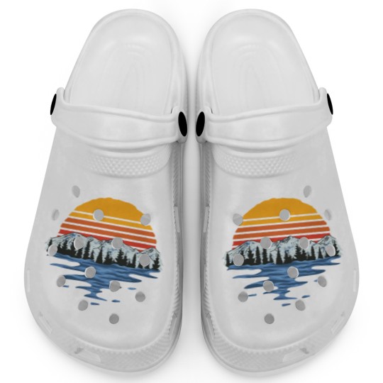 Discover Vintage Lake Winnipesaukee New Hampshire Souvenir Clogs