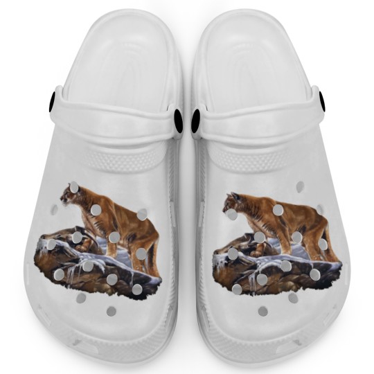 Discover Mountain Lion Cougar Clogs