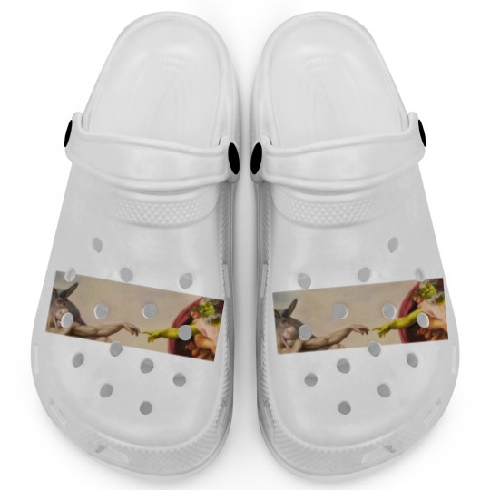 Discover Shrek hands of God Classic Clogs, Love Shrek Clogs