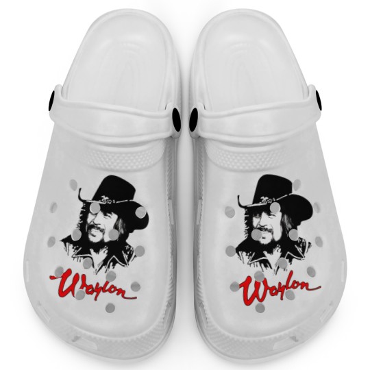 Discover Waylon Jennings Outlaw Movement In Country Music Unisex Clogs, The Waylors the house band Clogs