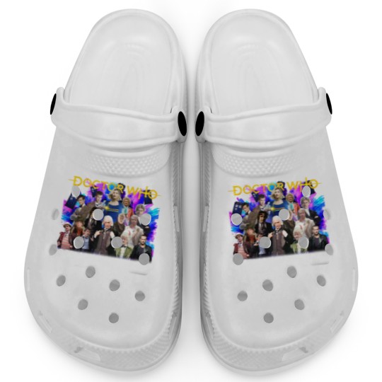 Discover Doctor Who 60th Anniversary 1963-2023 Signature Thank You Clogs